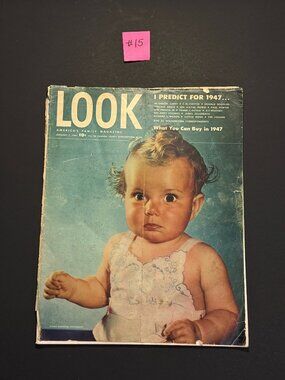Vintage LOOK America's Family Magazine January 7, 1947 Addition (AD015)